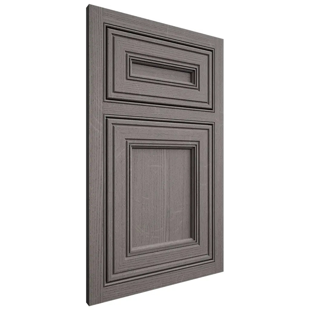 Shiloh Cabinetry Beaded Inset Glenbrook White Oak Quarter Sawn Flagstone Door