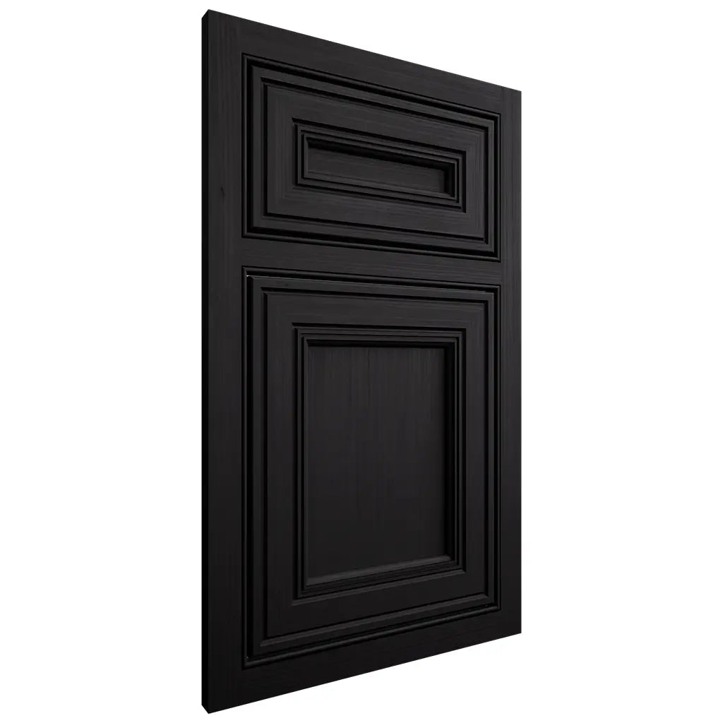 Shiloh Cabinetry Beaded Inset Glenbrook White Oak Quarter Sawn Ink Door