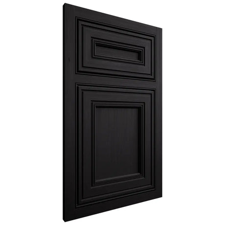 Shiloh Cabinetry Beaded Inset Glenbrook White Oak Quarter Sawn Ink Door