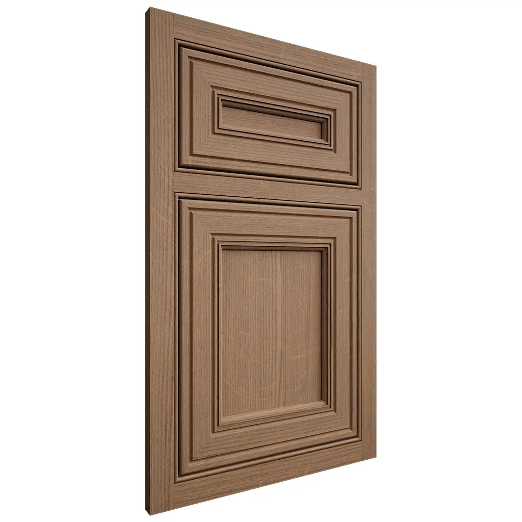 Shiloh Cabinetry Beaded Inset Glenbrook White Oak Quarter Sawn Medium Door