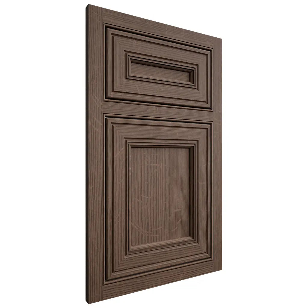 Shiloh Cabinetry Beaded Inset Glenbrook White Oak Quarter Sawn Mineral Door