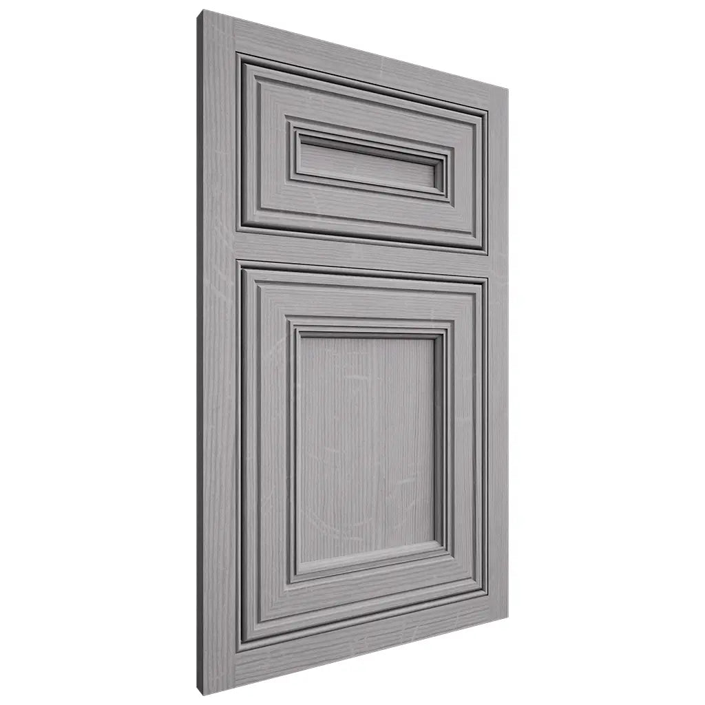 Shiloh Cabinetry Beaded Inset Glenbrook White Oak Quarter Sawn Stratus Door