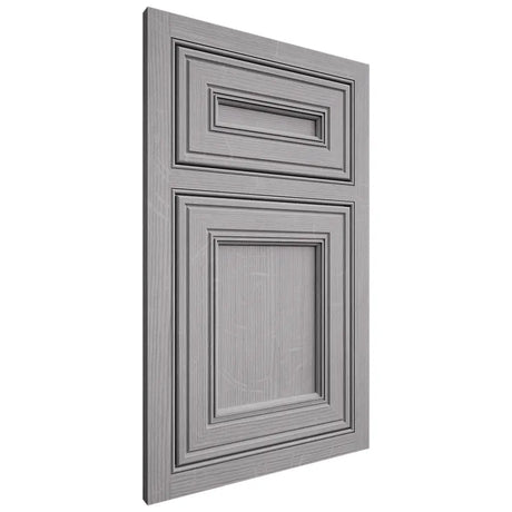 Shiloh Cabinetry Beaded Inset Glenbrook White Oak Quarter Sawn Stratus Door