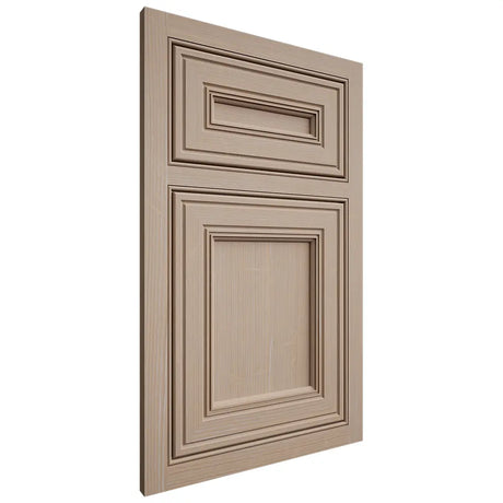 Shiloh Cabinetry Beaded Inset Glenbrook White Oak Quarter Sawn Straw Door