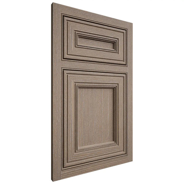 Shiloh Cabinetry Beaded Inset Glenbrook White Oak Rift Cut Almond Door