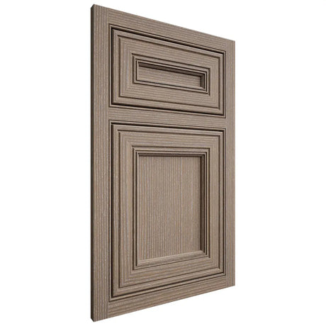Shiloh Cabinetry Beaded Inset Glenbrook White Oak Rift Cut Almond Door