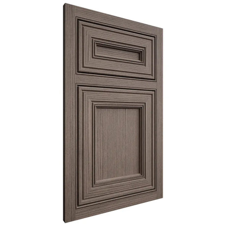 Shiloh Cabinetry Beaded Inset Glenbrook White Oak Rift Cut Clay Door