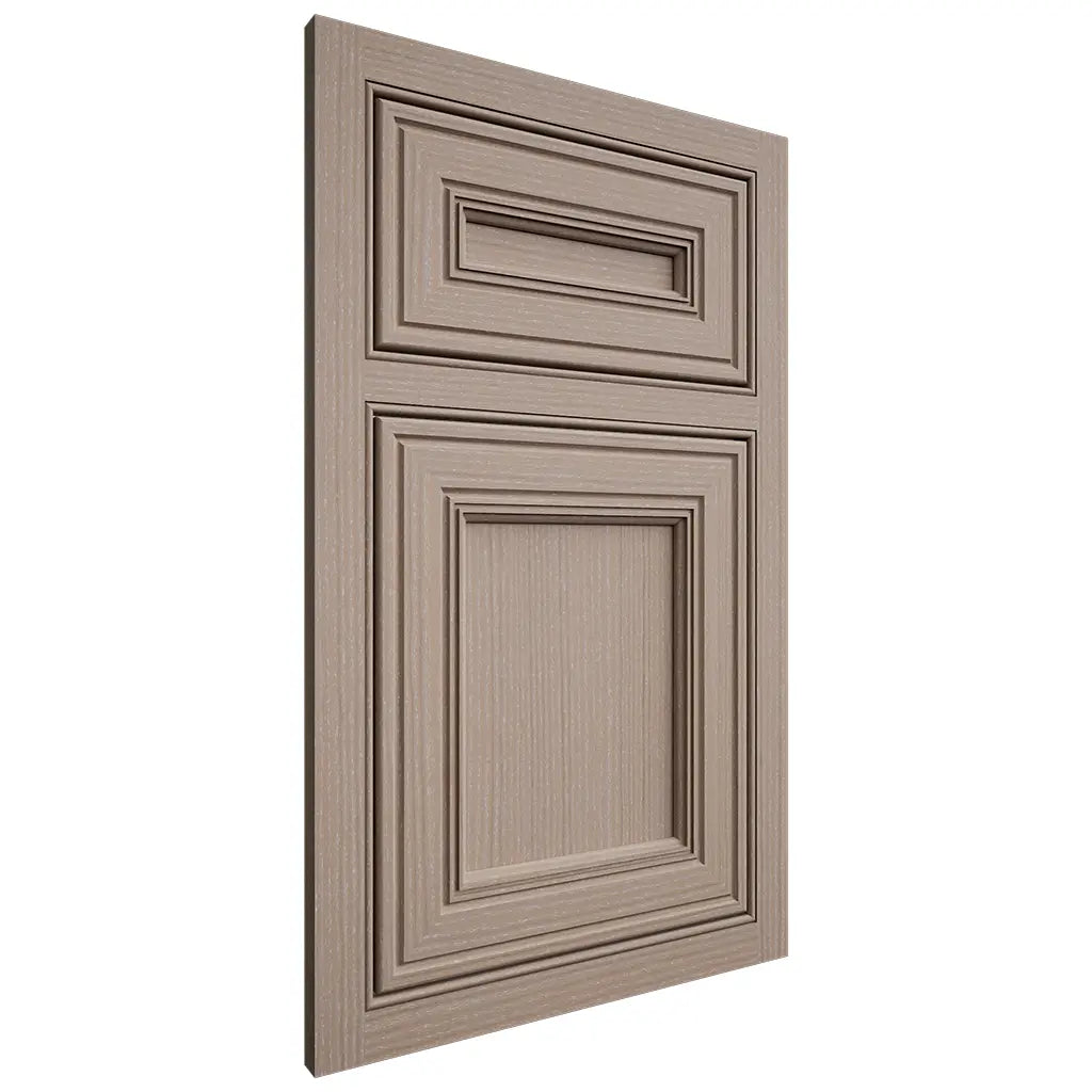 Shiloh Cabinetry Beaded Inset Glenbrook White Oak Rift Cut Whitewash Door