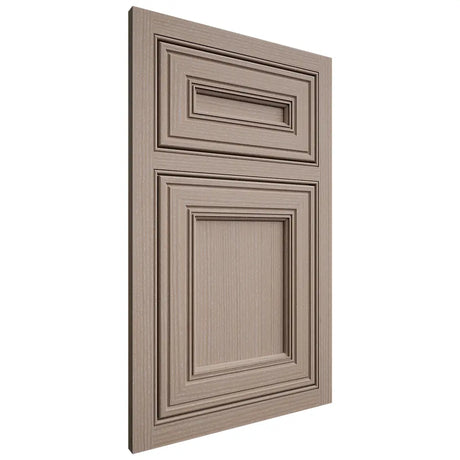 Shiloh Cabinetry Beaded Inset Glenbrook White Oak Rift Cut Whitewash Door