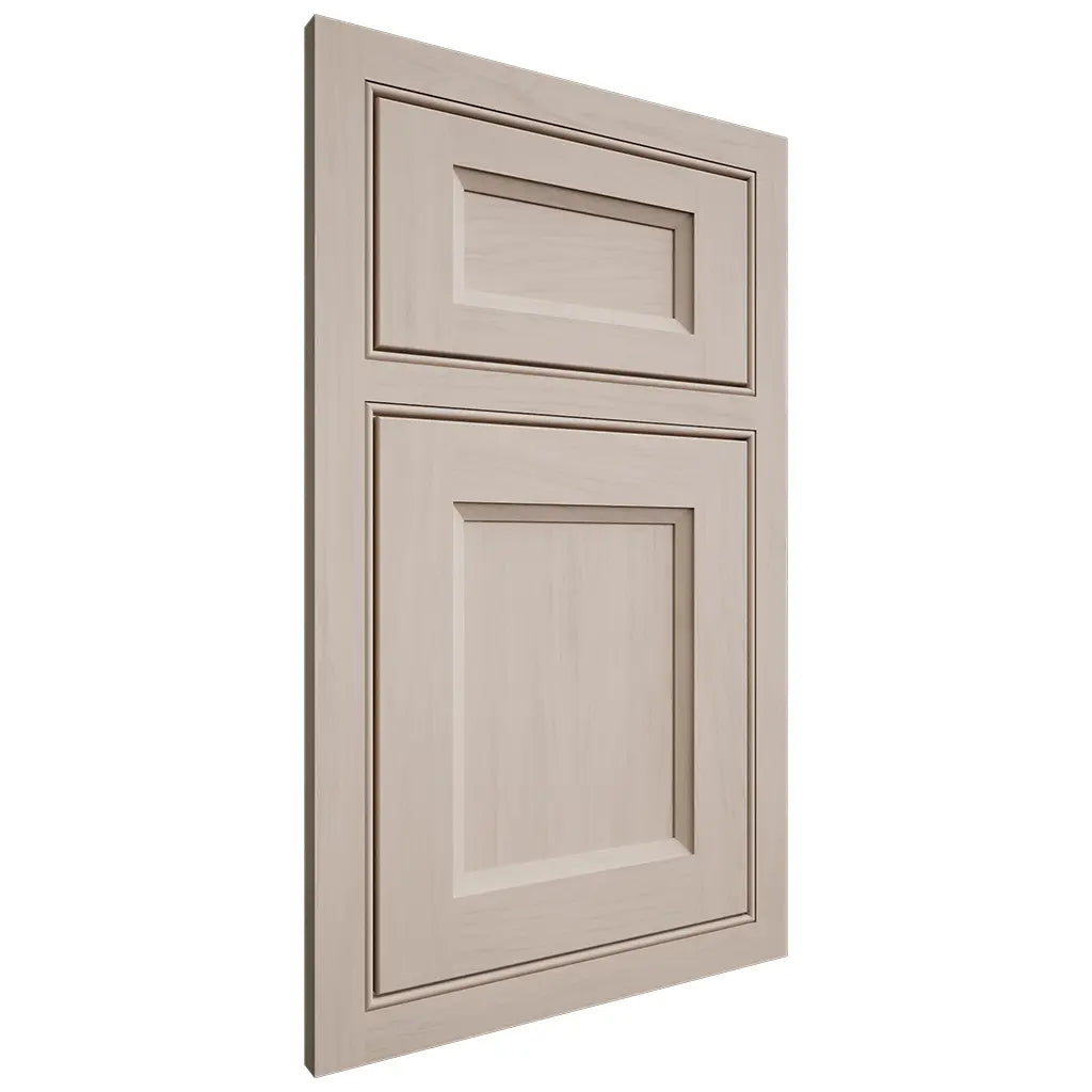 Shiloh Cabinetry Beaded Inset Greensboro Alder Plain Cut White Sands Door