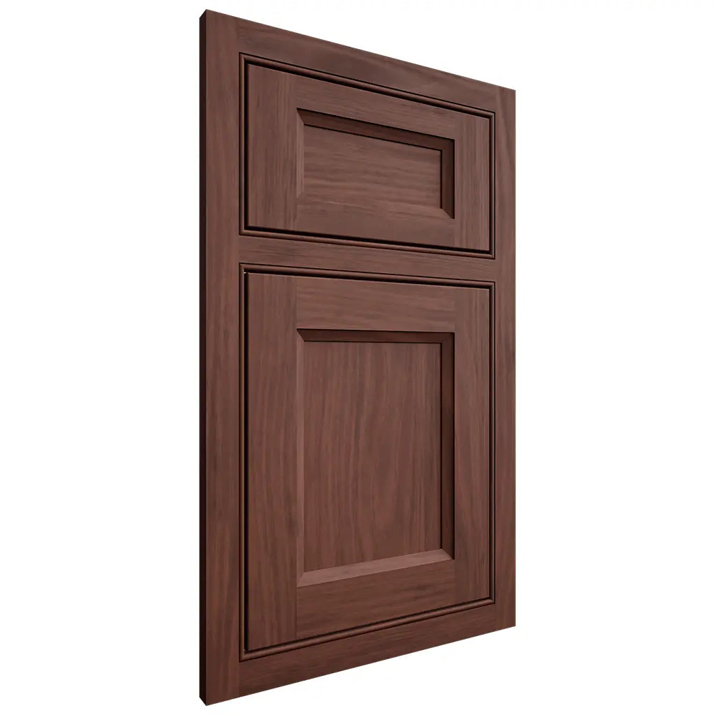 Shiloh Cabinetry Beaded Inset Greensboro Cherry Plain Cut Bourbon Door