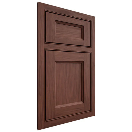 Shiloh Cabinetry Beaded Inset Greensboro Cherry Plain Cut Bourbon Door