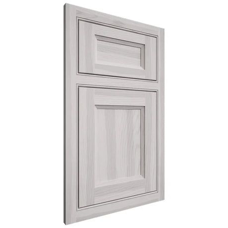 Shiloh Cabinetry Beaded Inset Greensboro Hickory Plain Cut Cotton Door