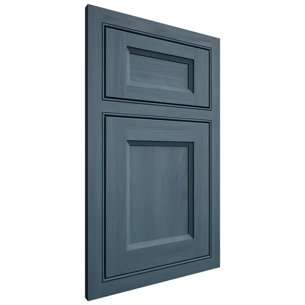 Shiloh Cabinetry Beaded Inset Greensboro Hickory Plain Cut Hudson Door