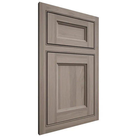 Shiloh Cabinetry Beaded Inset Greensboro Hickory Plain Cut Sterling Door