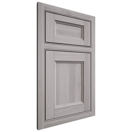 Shiloh Cabinetry Beaded Inset Greensboro Hickory Plain Cut Stratus Door
