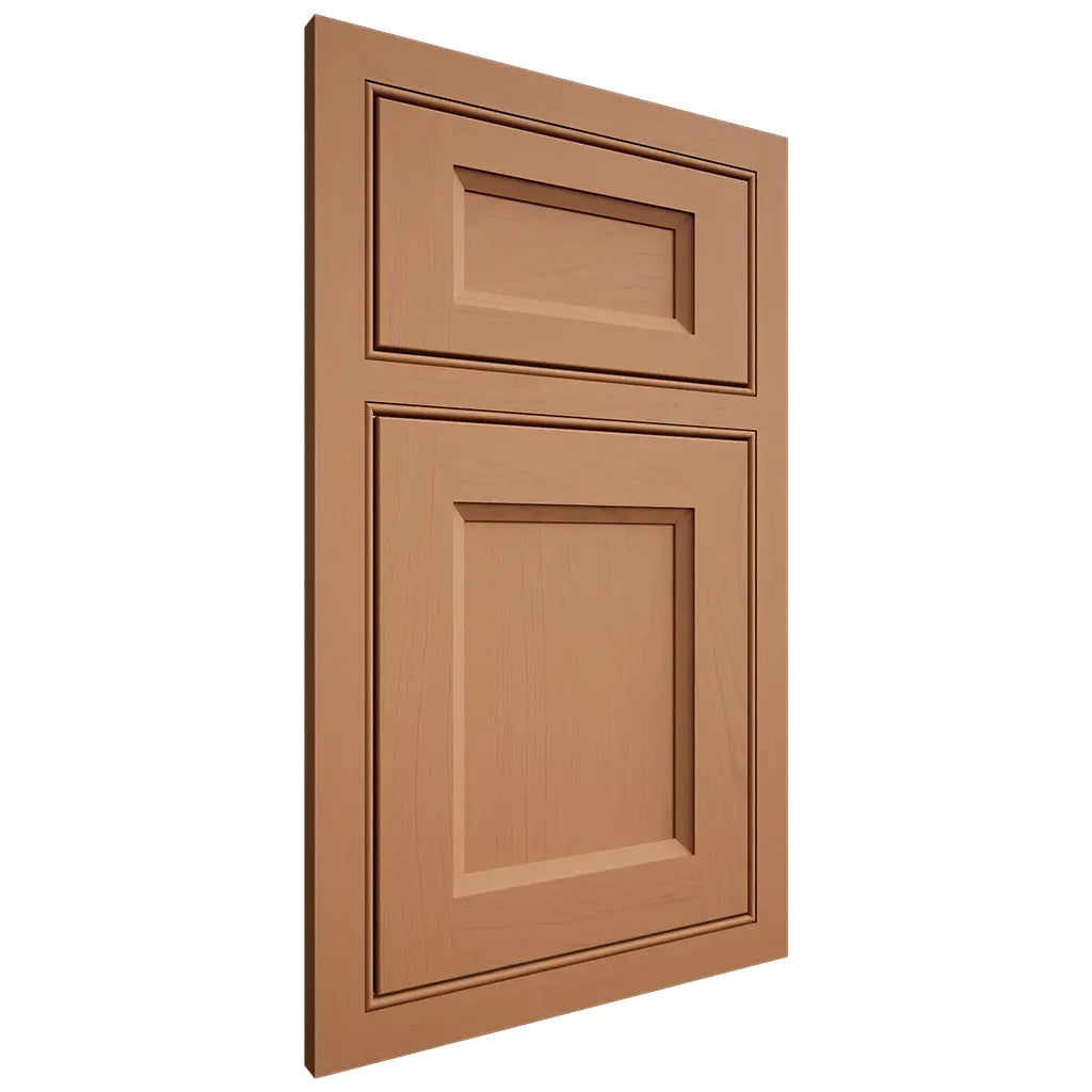 Shiloh Cabinetry Beaded Inset Greensboro Maple Plain Cut Cashmere Door