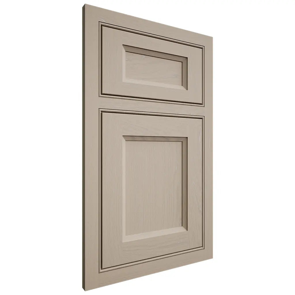 Shiloh Cabinetry Beaded Inset Greensboro Maple Plain Cut Pebble Door