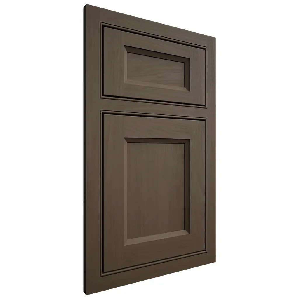 Shiloh Cabinetry Beaded Inset Greensboro Maple Plain Cut Perfect Brown Door