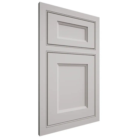 Shiloh Cabinetry Beaded Inset Greensboro Paintable Mindful Gray Door