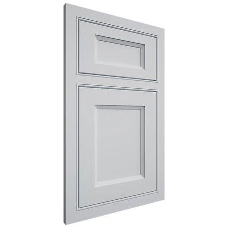 Shiloh Cabinetry Beaded Inset Greensboro Paintable Niebla Azul Door