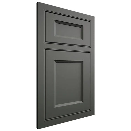 Shiloh Cabinetry Beaded Inset Greensboro Paintable Pewter Green Door