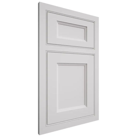 Shiloh Cabinetry Beaded Inset Greensboro Paintable Polar Door