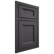 Shiloh Cabinetry Beaded Inset Greensboro Poplar Plain Cut Cadet Door