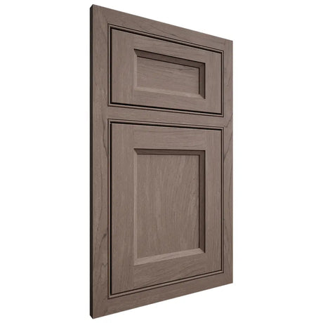 Shiloh Cabinetry Beaded Inset Greensboro Poplar Plain Cut River Rock Door