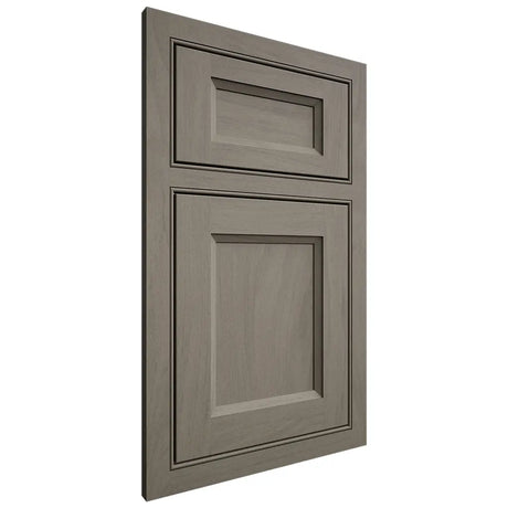 Shiloh Cabinetry Beaded Inset Greensboro Poplar Plain Cut Thyme Door
