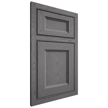 Shiloh Cabinetry Beaded Inset Greensboro Red Oak Plain Cut Cadet Door