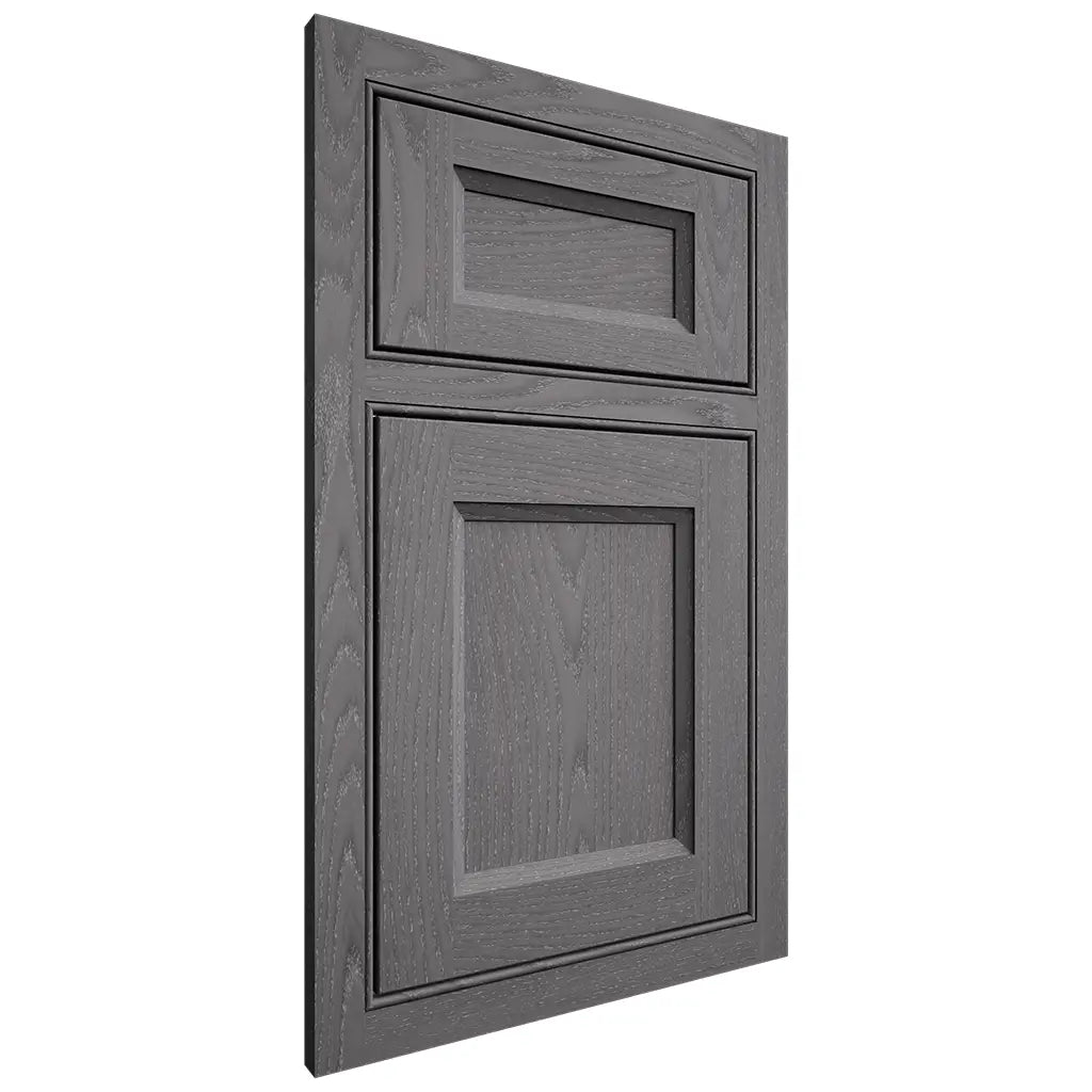 Shiloh Cabinetry Beaded Inset Greensboro Red Oak Plain Cut Cadet Door