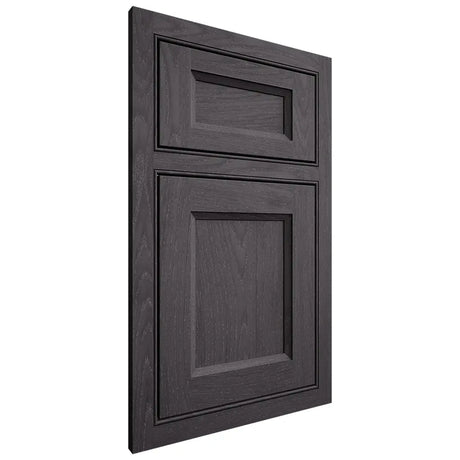 Shiloh Cabinetry Beaded Inset Greensboro Red Oak Plain Cut Harbor Door