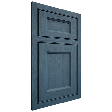 Shiloh Cabinetry Beaded Inset Greensboro Red Oak Plain Cut Hudson Door