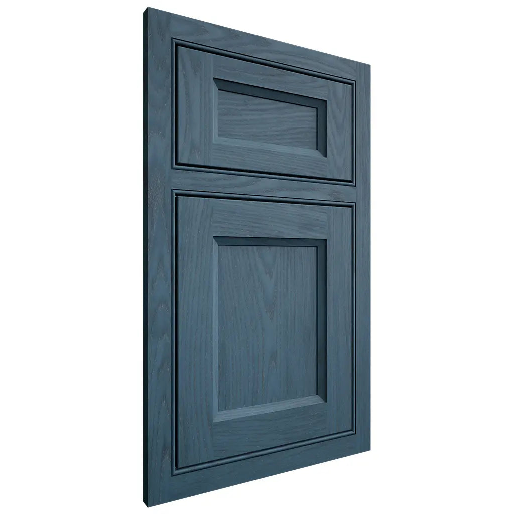 Shiloh Cabinetry Beaded Inset Greensboro Red Oak Plain Cut Hudson Door