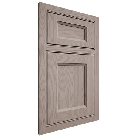 Shiloh Cabinetry Beaded Inset Greensboro Red Oak Plain Cut Sterling Door