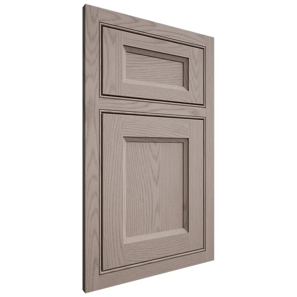 Shiloh Cabinetry Beaded Inset Greensboro Red Oak Plain Cut Sterling Door