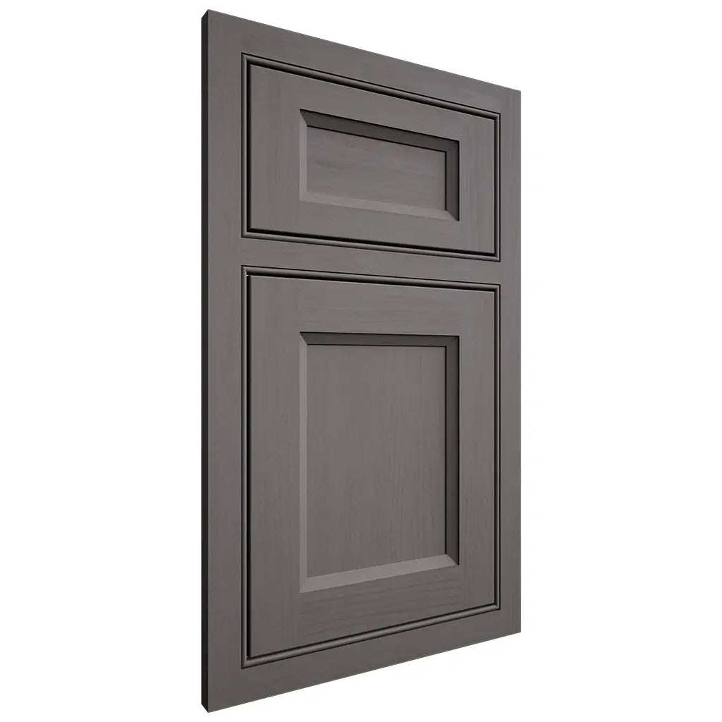Shiloh Cabinetry Beaded Inset Greensboro Walnut Plain Cut Cadet Door