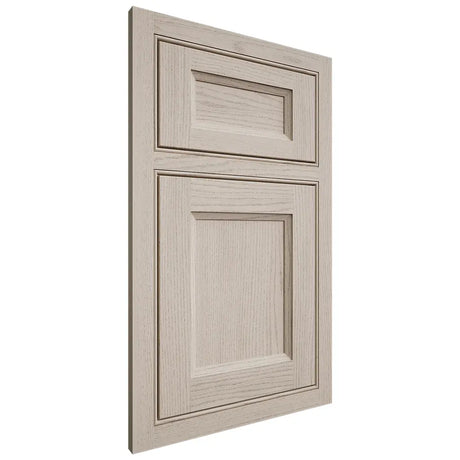 Shiloh Cabinetry Beaded Inset Greensboro Walnut Plain Cut Seagull Door