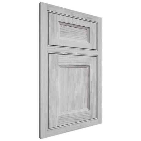 Shiloh Cabinetry Beaded Inset Greensboro Walnut Plain Cut Stratus Door