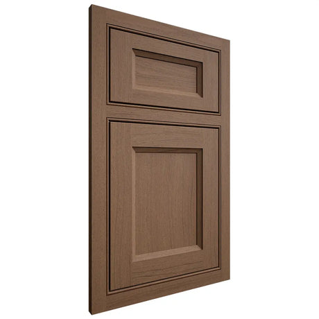 Shiloh Cabinetry Beaded Inset Greensboro White Oak Plain Cut Autumn Door