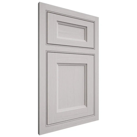 Shiloh Cabinetry Beaded Inset Greensboro White Oak Plain Cut Cotton Door