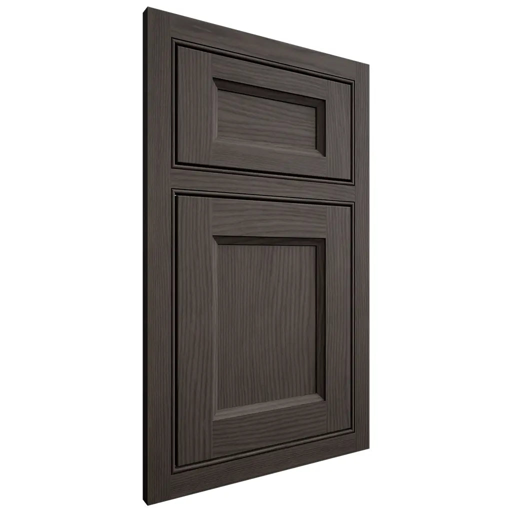 Shiloh Cabinetry Beaded Inset Greensboro White Oak Plain Cut Creekside Door