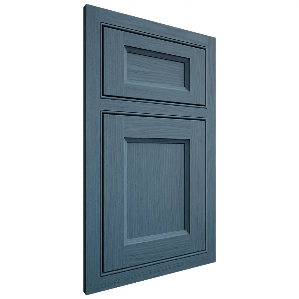 Shiloh Cabinetry Beaded Inset Greensboro White Oak Plain Cut Hudson Door