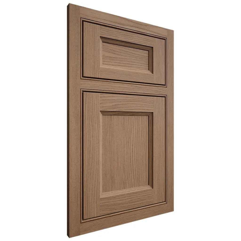 Shiloh Cabinetry Beaded Inset Greensboro White Oak Plain Cut Medium Door