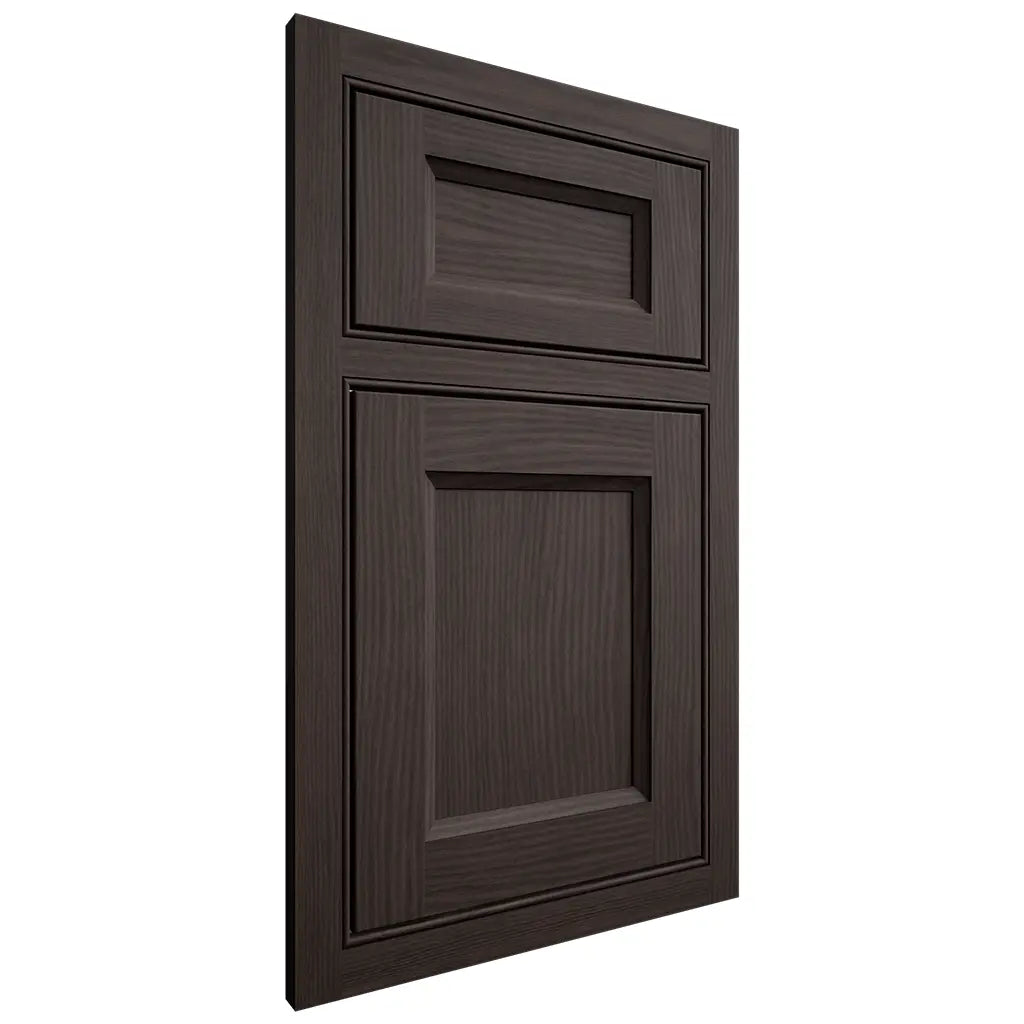Shiloh Cabinetry Beaded Inset Greensboro White Oak Plain Cut Morel Door