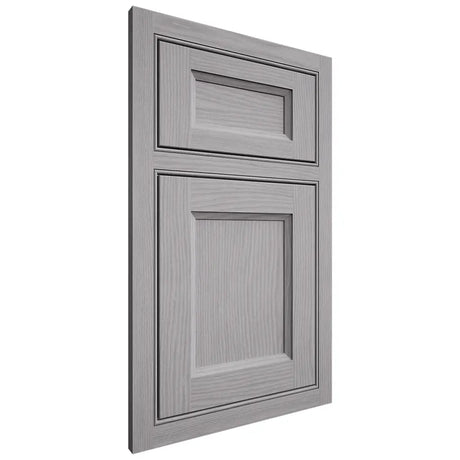 Shiloh Cabinetry Beaded Inset Greensboro White Oak Plain Cut Stratus Door