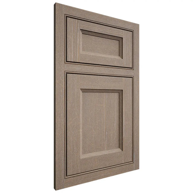 Shiloh Cabinetry Beaded Inset Greensboro White Oak Quarter Sawn Almond Door