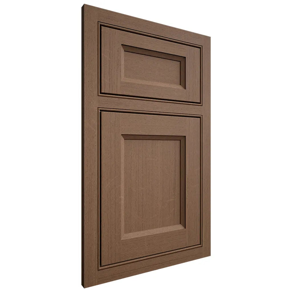 Shiloh Cabinetry Beaded Inset Greensboro White Oak Quarter Sawn Autumn Door