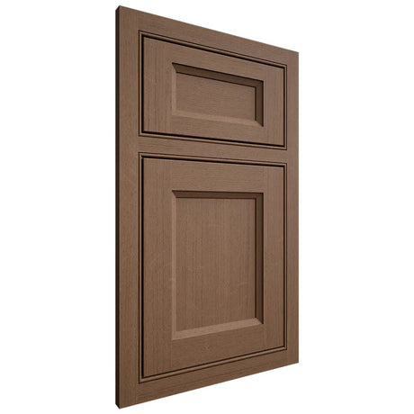 Shiloh Cabinetry Beaded Inset Greensboro White Oak Quarter Sawn Autumn Door
